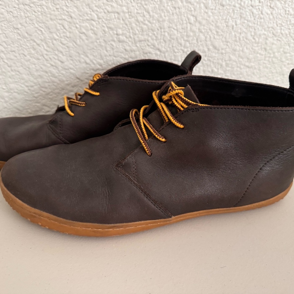 VivoBarefoot Women's Gobi Desert Boots, Brown Leather, Size 40 (U.S Women's 9)